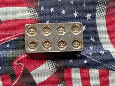 1 Oz. .999 FINE SILVER "LEGO" Designed Bullion Piece
