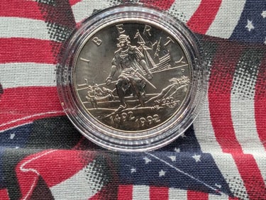 1992-D UNC 500th Anniv. Of Columbus Discovery Commemorative Half Dollar in Capsule