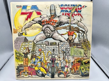 The L.A. Soundtrack (1976), unique KWEST radio fundraiser LP for Public Radio, cover artwork by