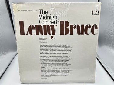 SEALED - Lenny Bruce: The Midnight Concert (1967)