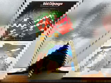 Bad Company (2 LP Lot): Straight Shooters (1975); and Desolation Angels (1979), gatefold