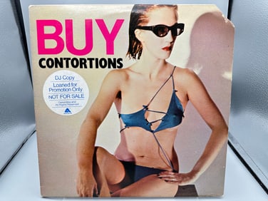 Contortions: Buy (1979), DJ Copy - promo sticker/promo notch on cover (New Wave, Free Funk)