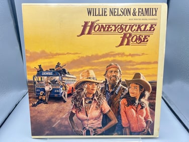 1980 Willie Nelson & Family Music From The Original Soundtrack Honeysuckle Rose Vinyl Album - S2