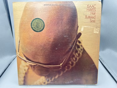 1969 Isaac Hayes Hot Buttered Soul Vinyl Album - ENS-1001