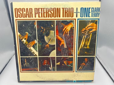 1964 Oscar Peterson Trio + Clark Terry Vinyl Album - MG-20975 - Seam Splitting