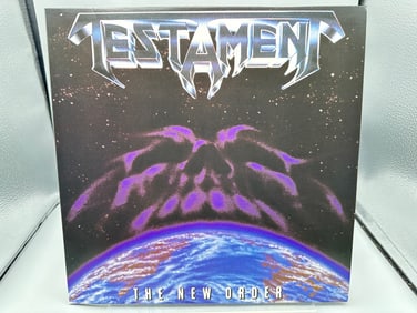 Testament: The New Order (2025), reissue, blue & pink swirl vinyl