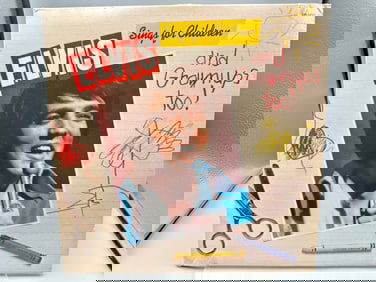 SEALED - Elvis Presley: Sings For Children and Grownups Too! (1978), includes textured greeting card