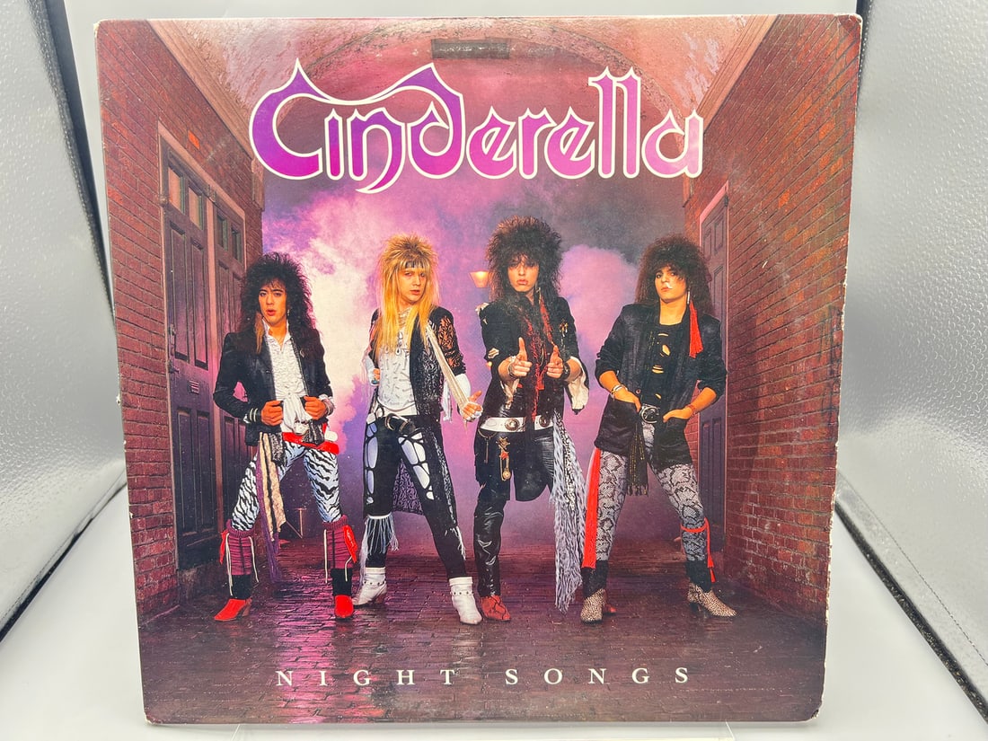 1986 Cinderella Night Songs Vinyl Album - 422-830 076-1 M-1: 1986 Cinderella Night Songs Vinyl Album - 422-830 076-1 M-1 - Records are untested by the auction house for play quality. All items are sold as is.