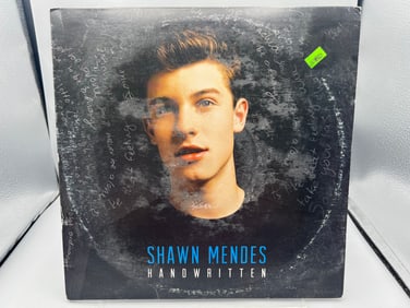 2015 Shawn Mendes Handwritten Blue Vinyl Album - B0024250-01