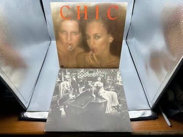 Chic (2 LP Lot): Self-titled (1977); and Risque (1979)