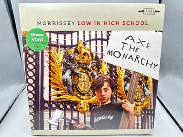 SEALED - Morrissey: Low In High School (2017), Limited Edition (1500 copies), green vinyl, UK/Europe