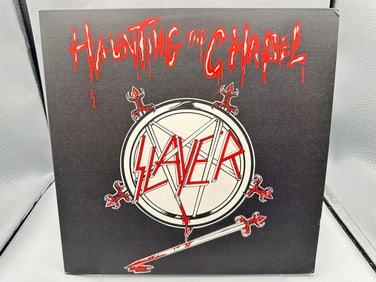 Slayer: Haunting The Chapel (2021), 12-inch 45 rpm EP, reissue, pink vinyl, EU pressing
