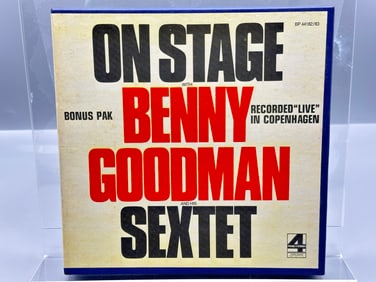 4-Track Reel-To-Reel Tape - Benny Goodman: On Stage With Benny Goodman And His Sextet (1972), 7 1/2