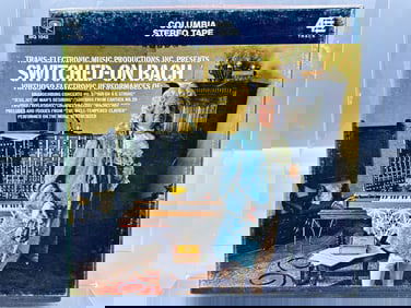 4-Track Reel-To-Reel Tape - Walter Carlos: Switched-On Bach (1968), 7 1/2 IPS Stereo, Columbia tape