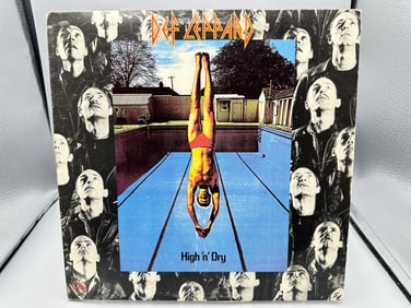 Def Leppard: High 'N' Dry (1983), repress, Hauppauge pressing, cover has minor creasing