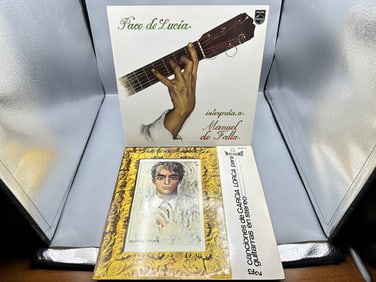 Paco de Lucia ( 2 LP Lot): Interpreta A Manuel De Falla (1978), gatefold, original Spain pressing;