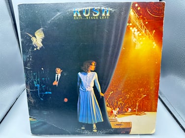 Rush: Exit Stage Left (1981), 2 LPs, gatefold
