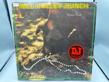 Mill Valley Bunch: Casting Pearls (1973), Verve white label promo, promo sticker, 2-inch bottom
