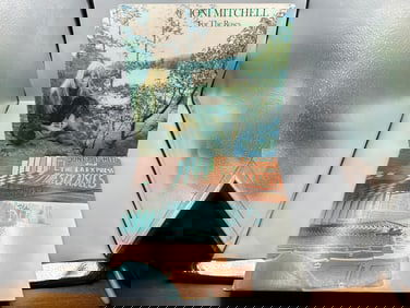 Joni Mitchell (2 LP Lot): For The Roses (1970's), reissue, uni-pak gatefold with Mitchell