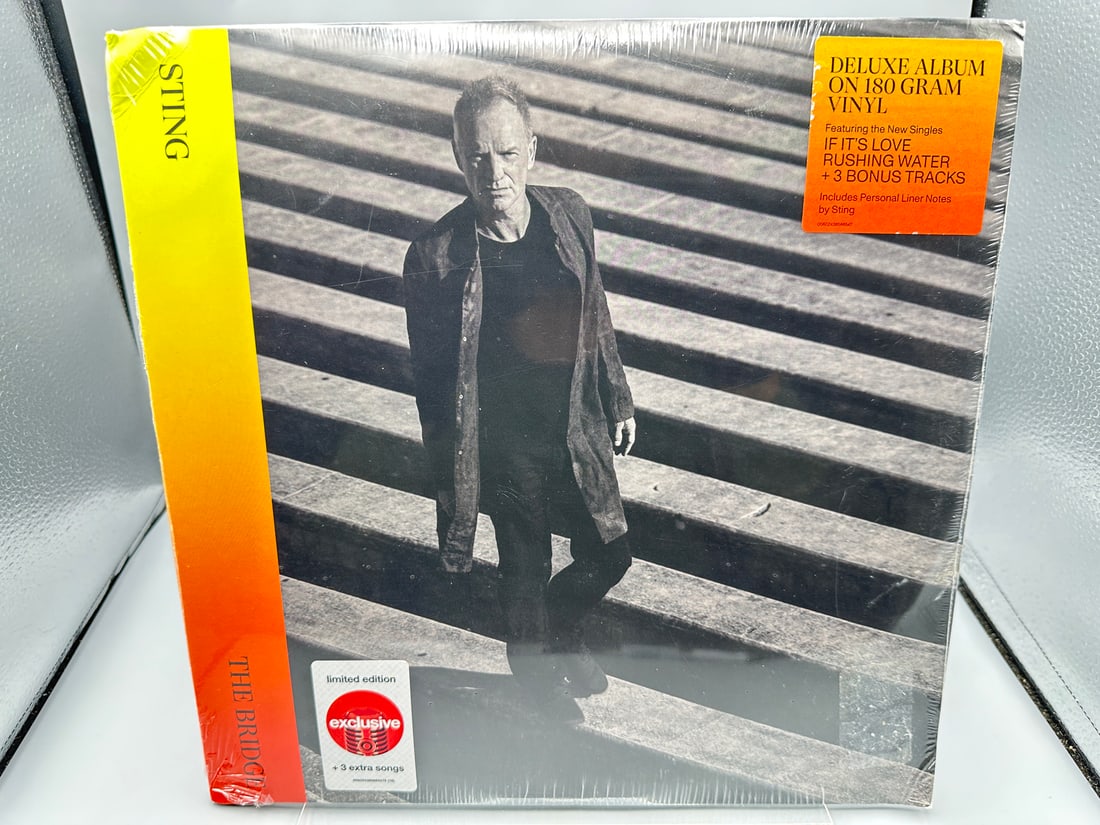 SEALED - Sting: The Bridge (2021), Deluxe Limited Edition, 2 LPs, gatefold: SEALED - Sting: The Bridge (2021), Deluxe Limited Edition, 2 LPs, gatefold - Records are untested by auction house for play quality. All items are sold as is.