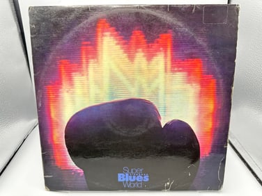 Super Blues World (1970), 2 LPs, compilation of blues rock artists including John Mayall, Black Cat
