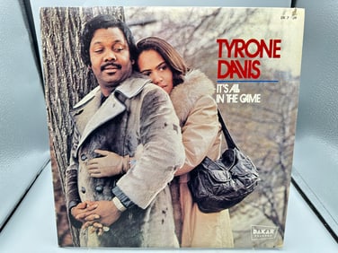 Tyrone Davis: It's All In The Game (1973), promo notch in cover