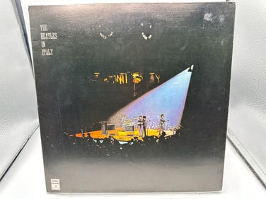 The Beatles: The Beatles In Italy (1980), reissue, Parlophone label, mono pressing