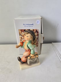 Goebel M.J. Hummel 'Wanderbub Merry Wanderer' #11/0 Figurine, West Germany, with Original Box