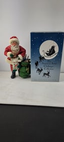 Possible Dreams The American Artist Clothtique Collection "Christmas Surprise" Santa Claus Figurine