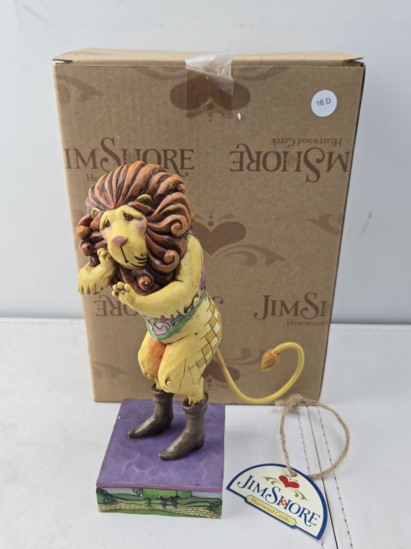 2007 Jim Shore Heartwood Creek The Wizard of Oz Cowardly Lion "Courage Lives Within You" Figurine (1 of 4)