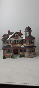 1994 Lemax Dickensvale Collectibles Harborview Inn Porcelain Lighted House
