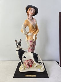 Giuseppe Armani "Lady with Great Dane" Figurine, Model 429C
