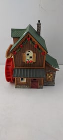 Heartland Valley Village Deluxe Porcelain Lighted Watermill Christmas Village Building