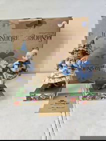 2009 Jim Shore Heartwood Creek Wizard of Oz "Wee Welcome" Munchkins Set 4014984