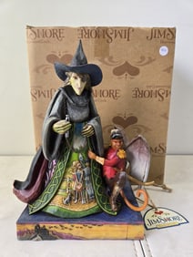 2007 Jim Shore Heartwood Creek The Wizard of Oz "Wicked" Wicked Witch & Flying Monkey Figurine