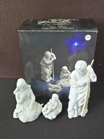 1981 Avon Nativity Collectibles Holy Family Three Porcelain Figurines