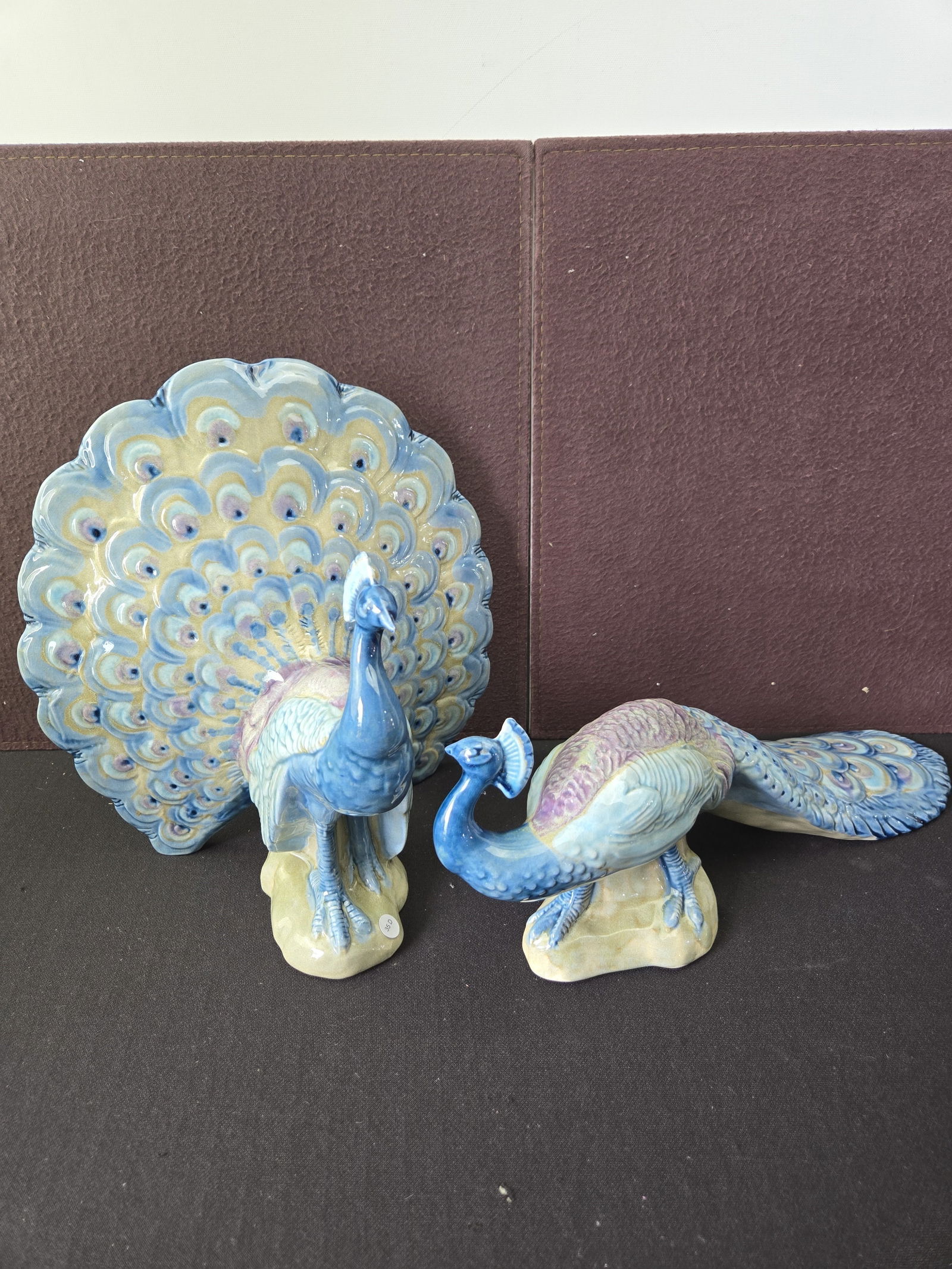 A Pair of Vintage Madeline Originals California Pottery Peacock Figures (1 of 11)