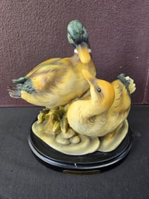 Fineart Collection 2007 Mallard Duck and Duckling Figurine