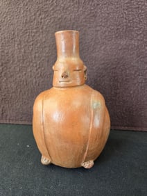 Peruvian Mochica Figural Vessel, 300-100 B.C.
