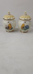 Lenox Disney Classic Pooh's Garden Salt and Pepper Shakers Set