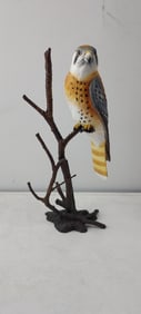 1985 Royal Worcester Birds of Prey American Kestrel Porcelain Figurine A/I Edition of 9500