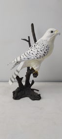 1985 Royal Worcester 'Birds of Prey' Gyrfalcon Figurine, Edition 494/9500