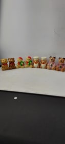 A Lot of Assorted Ceramic Teddy Bear Salt and Pepper Shakers, Four Pairs