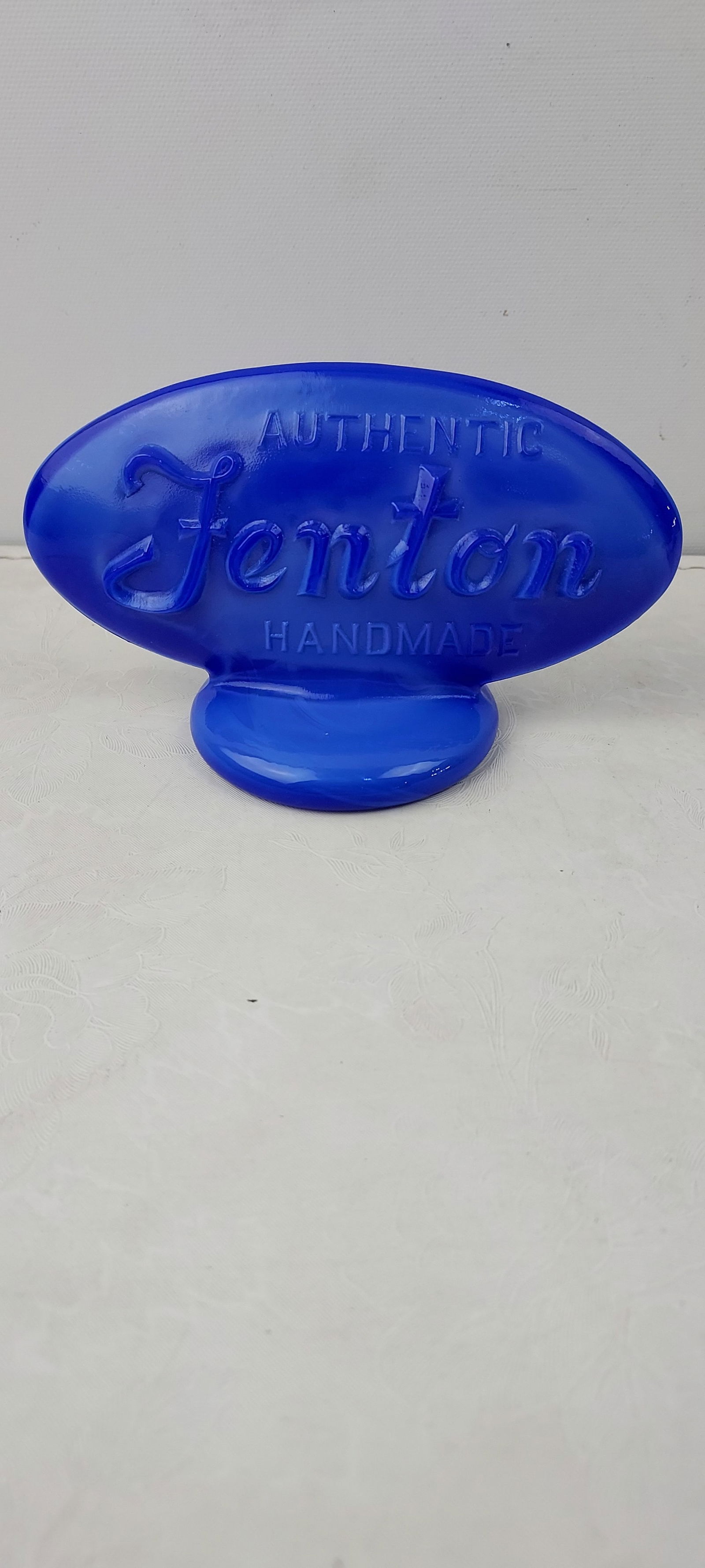 2004 Fenton Periwinkle Blue Logo Dealer Sign 9499 P2 (1 of 3)