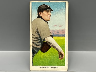 1909-11 T206 Ed Summers - Detroit - Piedmont