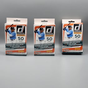 (3) 2022 Donruss Baseball Hanger Boxes