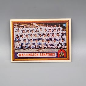 1957 Topps Washington Senators #270 - Tougher Higher Number
