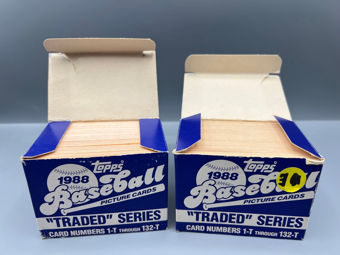 Lot of (2) 1988 Topps Traded Baseball Sets (1 of 2)