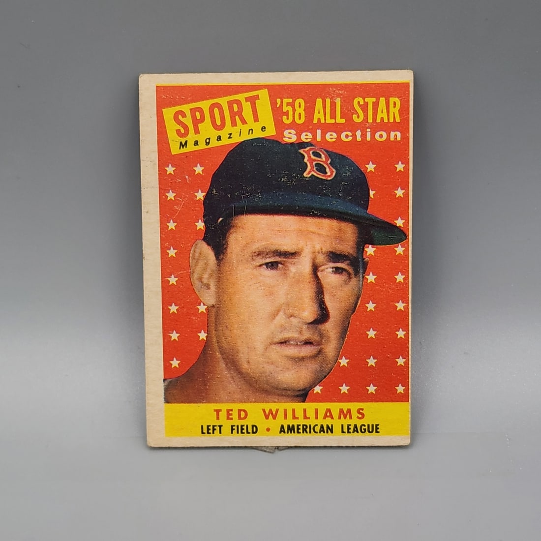 1958 Topps Ted Williams #485 HOF (1 of 2)