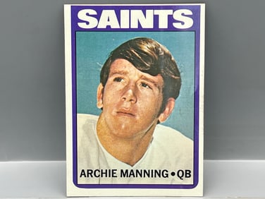 1972 Topps #55 Archie Manning Rookie - Saints